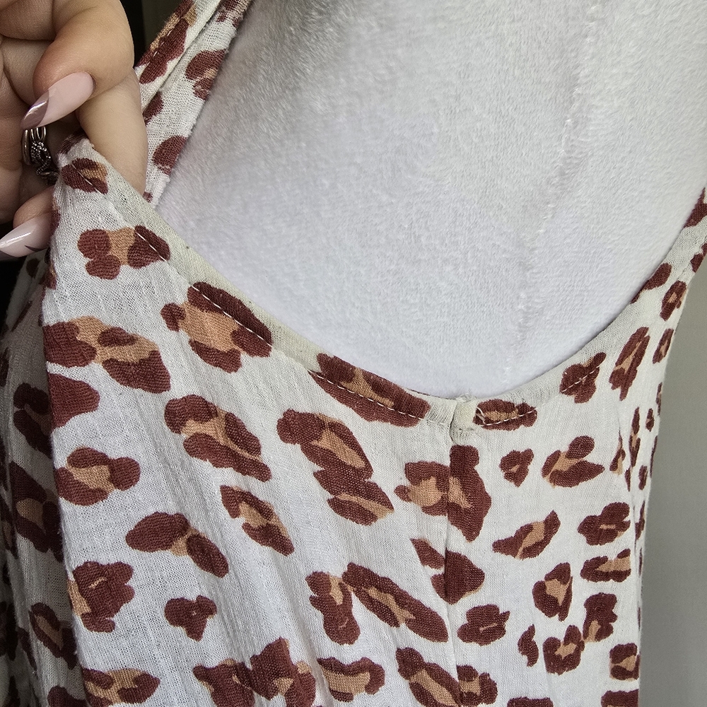 Anthropologie Leopard Print Long Tunic - Picture 4 of 7